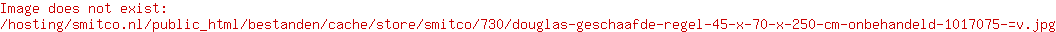 Douglas Geschaafde Regel 4,5 x 7,0 x 250 cm. Onbehandeld
