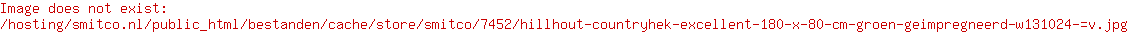 Hillhout Countryhek Excellent 180 x 80 cm. Groen Geïmpregneerd  W131024 =V