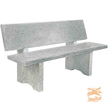 Natuursteen Gran. Bank Basic Met Rugleuning