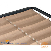 Coolfit Harmonica Schaduwdoek 2 mtr. Breed / 3 mtr. Lang Zand