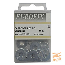 Carrosseriering M10 (15 st,) Verzinkt Blister Eurofix